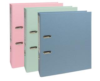Exacompta AutentiK Prem'Touch Lever Arch File S80mm A4 - Assorted colours