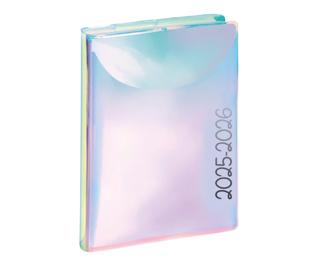 Agenda Forum Color Iris 12 x 17 cm Journalier Août 2025 à Juillet 2026 - Bleu