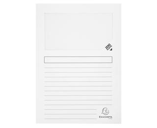 Paquet de 10 chemises à fenêtre SUPER 160g/m2 - 22x31cm - Couleurs assorties