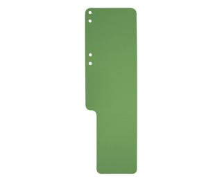 Aktenschwanz, Karton 320g, 100x318mm, Packung mit 100 Stück - Grün