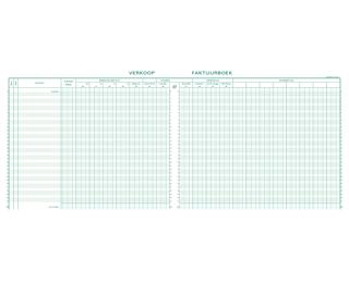 Boekhoudingsregister BTW verkoop -31 lijnen - genummerd - met identificatieblad - Nederlandstalig - ingebonden - 80 blad