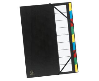 Trieur rigide ordonator dos extensible 9 compartiments - Couleurs assorties