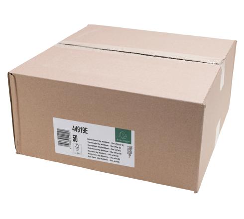 CleverDelights Lot de 144 bobines pré-enroulées blanches avec côtés en carton Taille L 0,95 x 4,4 cm