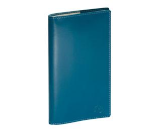 Agenda de poche Espace 17 Volga 17,5 x 9 cm Semainier Janvier à décembre 2026 - Bleu canard