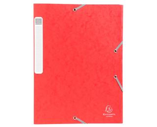 Cartella portaprogetti Cartobox dorso 25mm cartoncino lustré - A4 - Rosso