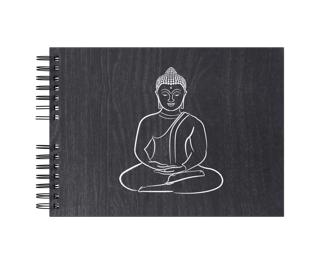 Exacompta Zen Spiral Photo Album, 50 Black Pages 