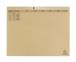 Exaflex Premium, Kanzlei Hängehefter, 2 Abheftvorrichtungen, Rechtsheftung, 265x318mm, Packung mit 25 Stück - Elfenbein