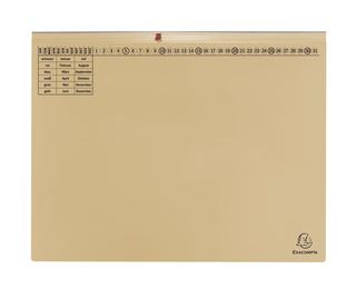 Exaflex Premium, Kanzlei Hängehefter, 2 Abheftvorrichtungen, Rechtsheftung, 265x318mm, Packung mit 25 Stück - Elfenbein