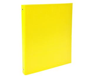 Ringbuch PP kaschiert 1,8mm, 4 Ringe 30mm, Rückenbreite 40mm, 32x26cm für DIN A4 - Gelb