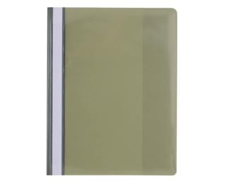 Cartelline di presentazione ad aghi, qualità premium in PVC - A4+ - Grigio