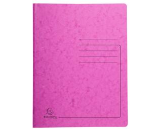 Chemise de classement à ressort carte lustrée 355gm2 - A4 - Rose