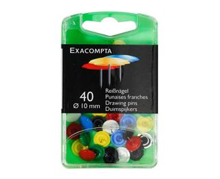 Doos met 40 duimspijkers - punthoogte 7mm - 10mm diameter - Geassorteerd