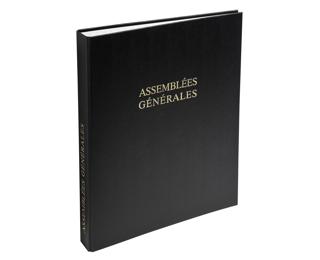 Reliure 4 anneaux 297X210 Assemblées générales 