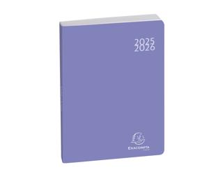 Agenda Forum Color Soft Harmony 12 x 17 cm Journalier Août 2025 à Juillet 2026 - Violet