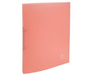 Classeur 2 anneaux 30mm Polypropylène Chromaline Pastel - Corail