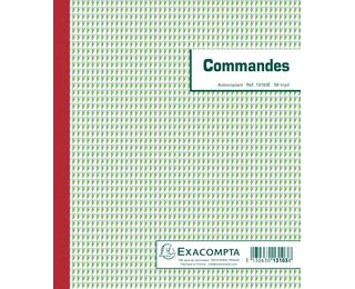 Manifold commandes 21x18cm 50 feuillets tripli autocopiants