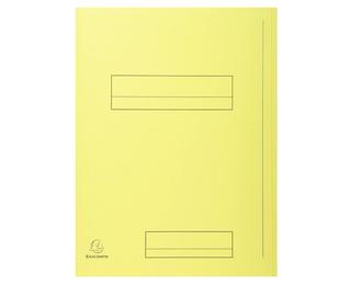Pk 50 Folders SUPER 210 Print 2 Flap - Canary