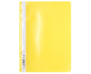 Exacompta PP Flat Bar Presentation Folders - Yellow