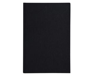 Registre 35x22,5cm 5x5 folioté 200 pages - Noir toilé