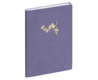 Agenda de poche SAS 15 Agora Elise 10.5 cm x 15.5 cm Semainier Août 2025 à Août 2026 - Violet