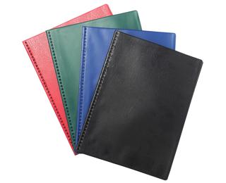Vega Showalbum met vaste rug PVC - 10 tassen - 20 zichten -A4 - Geassorteerd