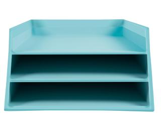 Corbeille à courrier Combo 3 niveaux carton Aquarel 