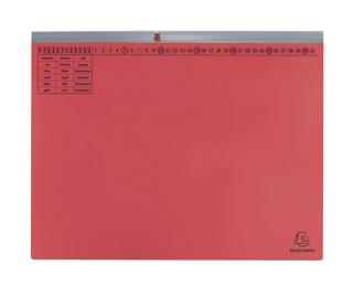 Exaflex Premium, Kanzlei Hängehefter, 1 Abheftvorrichtung, Rechtsheftung, 265x318mm, Packung mit 25 Stück - Rot