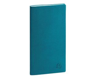 Agenda de poche SAS 17 Canvas 9 x 17.5 cm Semainier Septembre 2025 à Août 2026 - Bleu canard