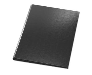 Clipboard foldover coated paper A4 black 