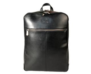 Exactive leather Backpack for Laptop blk 