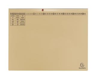 Exaflex Premium, Kanzlei Hängehefter, 2 Abheftvorrichtungen, Linksheftung, 265x318mm, Packung mit 25 Stück - Elfenbein
