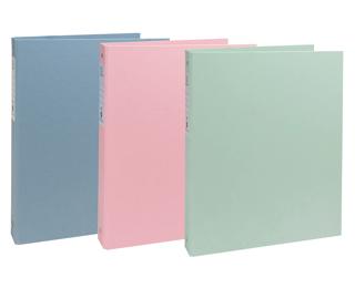 Classeur rigide recyclé 4 anneaux 30mm Autentik - Couleurs assorties