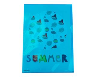 Sachet de 100 pochettes coin polypropylène lisse Premium - A4 