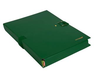 Expanding spine folder premium Extensor® - A4 - Green