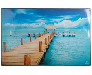 Deskmat rigid PVC 37,5x57,5cm Sea 