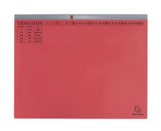 Exaflex Premium, Kanzlei Hängehefter, 1 Abheftvorrichtung, Linksheftung, 265x318mm, Packung mit 25 Stück - Rot