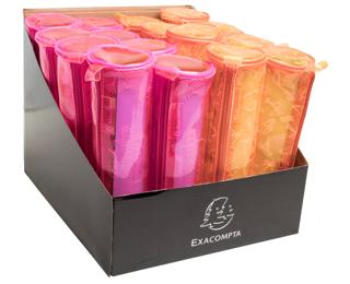 Trousse ronde Néon PVC fluo 