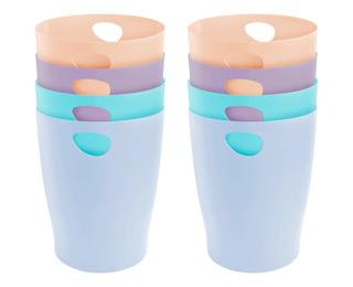 Papierkorb Ecobin, 15 Liter, Aquarel - Farben sortiert