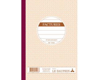 Manifold autocopiant 210X148 Factures 50 tripli - Avoine