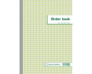 Orderbook gelijnd 29,7x21cm 50 blad doorschrijfpapier dupli