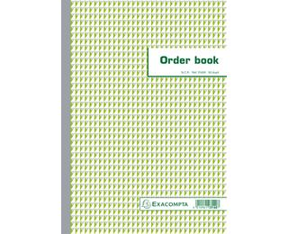 Orderbook gelijnd 29,7x21cm 50 blad doorschrijfpapier dupli