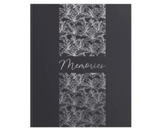 Exacompta Titane Guest Book, 100 Pages, Silver Edges 