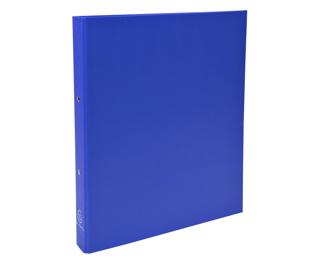 Ringbuch PP kaschiert 1,8mm, 2 Ringe 30mm, Rückenbreite 40mm, 32x26cm für DIN A4 - Blau