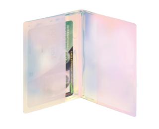 Porte-cartes Iris 7 x 10 cm - Bleu