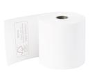 Bobine pour tickets de carte bancaire, caisse ou addition 57x60mm livrée en boite distributrice - 1 pli thermique 55g/m2.