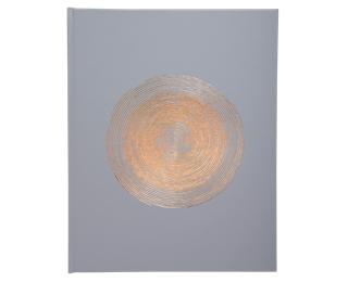 Livre d'or 100 pages tranche or Ellipse - Gris