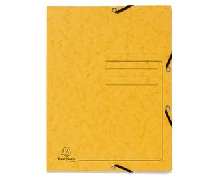Chemise à élastique 3 rabats carte lustrée 355gm2 - A4 