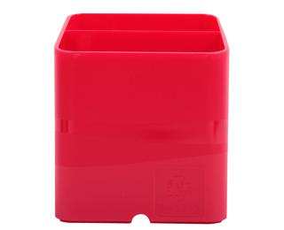 Cubiletes Pen Cube, 2 compartimentos diferentes tamaños y alturas, bloqueador de cables. IDERAMA