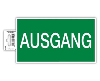 Hinweisschild selbstklebend, Ausgang, 20 cm