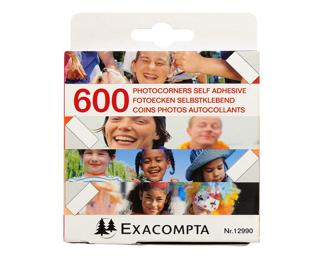 Etuis 600 zelfklevende fotohoeken - Transparant